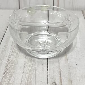 Bohemia Crystal Hand Cut Czech Bowl Mistička 24% Lead Crystal Starburst w/ Box